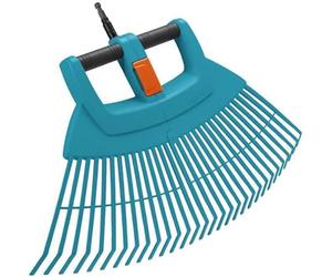 GARDENA Combisystem plastic Sweep XXL vario: The extra wide garden rake for raking leaves and garden waste, working width 77 cm, suitable for all
