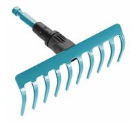 Gardena Combisystem Small Rake 3185-20 Gravel Rake Leaf Rake 10 Tines NEW