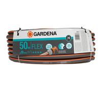 Gardena Comfort Flex Hose 19 mm (3/4 inch), 50 m: Dimensionally Stable, Flexible Garden Hose with a Power Grip Profile, of high-Quality Spiral Fabric,