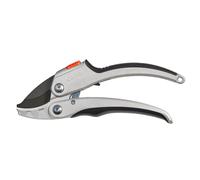 Gardena Comfort Ratchet Secateurs SmartCut: Stable Garden Shears, Anvil Blade for Thick, Dry Wood of up to 25 mm Ø, 2 Handle Positions