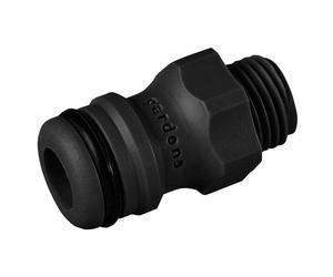 GARDENA Connection Piece: Plug-in Coupling for The Connection of Irrigation Devices to The Original GARDENA System for 13.2 mm (G1 / 4) Threads, Gray