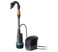 Gardena Cordless Rain Barrel Pump 2600 Comfort 18 V P4A Ready-to-Use Set Pumps: Watering Planner, Continuous Pressure Setting, Timer Function, Technology for Constant Pressure (14604-20)