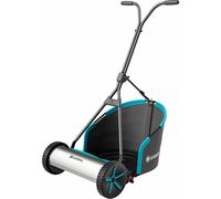 Gardena Manual Push Lawnmower Plus 400 Cylinder Lawnmowers: English Lawn, 40 cm Cutting Width, Cordless, with Grass Box, for lawns up to 250 m² (11765-20)