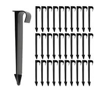 Gardena Drip Hose, 30 Pieces Drip Hose Anchor & Ground Spike Mounting Set, Sturdy Holders for Pearl Hose, Plug-in Fork & Irrigation Hoses, Ideal for Drip Irrigation, Lawn Grid
