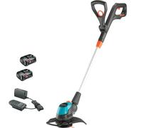 Gardena EASYCUT 23 P4A 18v Cordless Grass Trimmer 230mm 2 x 2ah Li-ion Battery Charger