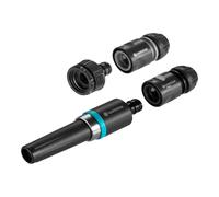 GARDENA Ecoline Basic Set: Spraying Set consisting of Cleaning Nozzle, tap Connector, Adapter, Hose Connector and Water Stop, for Watering and Cleani