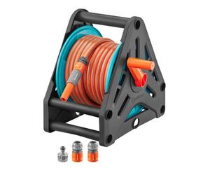 Gardena Freestanding Manual Hose Reel Set (L)20M