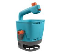 Gardena Hand-Held Spreader M: Spreader for simple distribution of fertiliser, seeds, and salt with a spreading width of 1-4 m, for lawn areas of up t