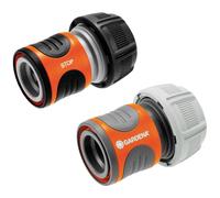 GARDENA Hose Connector 19mm Auto Water Stop Frost-Resistant