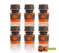 Gardena Hose Connector Set, Garden Hose Coupling for Watering, Home and Garden, 5.8 cm Height, 3.8 cm Width, Pack of 6