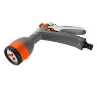 Gardena Hose Nozzle Sprayer, 4 Spray Patterns, Hand-held, Frost-Proof, with Pulse Trigger - 18343-28