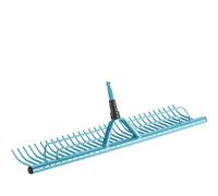 Gardena Lawn Rake 32 Tines W: 60cm Fan Broom Rake Leaves Lawn Garden NEW