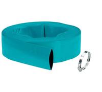 Gardena Lay Flat Hose Kit 38 mm (1 ½ inches): Flexible Water Hose, Hose kit for Submersible Pumps, with Hose Clip, 5 bar Pressure Resistance, 10 m (5005-20)