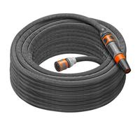 Liano Life Textile Hose 1/2 inch, 20m: Highly flexible textile garden hose, with PVC inner tube, no kinking,