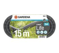 Gardena Liano Life Textile Hose 1/2 inch, 15m: Highly flexible textile garden hose, with PVC inner tube, no kinking, lightweight, weather-resistant