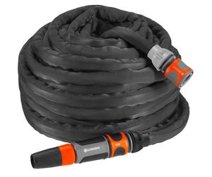 Gardena Liano Textile Hose Nozzle Set 1/2" / 12.5mm 20m Black
