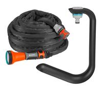 Gardena Liano Textile Hose Spray Gun Set with TapFix