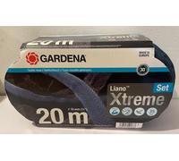 GARDENA Liano Xtreme 20m Textile Hose Set 1/2" 35 Bar 18465-20 Robust