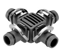 Gardena MICRO DRIP 4 Way Coupling 1/2" / 12.5mm Pack of 1