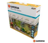 Gardena Micro-Drip Irrigation Terrace Kit For Up To 30 Plants Water-Saving Easy Setup Recycled Materials Plastic-Free