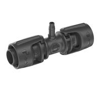 Gardena Micro-Drip-System Reducing T-Piece: Practical T-Connection for Transition Between 13-mm Pipe and 4.6-mm Pipe, Quick & Easy Connection Technol