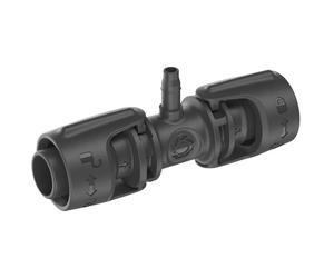 Gardena Micro-Drip-System Reducing T-Piece: Practical T-Connection for Transition Between 13-mm Pipe and 4.6-mm Pipe, Quick & Easy Connection
