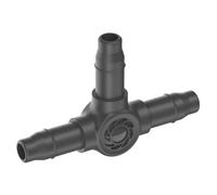 Gardena Micro-Drip-System T-Piece 4.6 mm (3/16 inch): for Branch Connection of Supply Pipes and Irrigation Lines, Kink-Free Installation, Easy &
