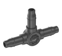 Gardena MICRO DRIP T Joint Pipe Connector 3/16" / 4.6mm Pack of 10