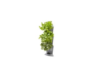 GARDENA NatureUp! Basis Set corner: 3Eck-planters to match the vertical plants containers for greening Balcony Courtyard, automatic watering / po