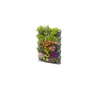 GARDENA NatureUp! Basis Set vertically with irrigation: Plant wall for greening balcony / terraces / patios, set