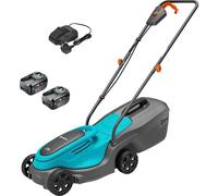 Gardena POWERMAX 30 P4A 18v Cordless Rotary Lawnmower 300mm 2 x 4ah Li-ion Charger