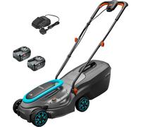 Gardena POWERMAX 32 P4A 18v Cordless Rotary Lawnmower 320mm 2 x 4ah Li-ion