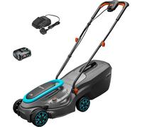 Gardena POWERMAX 32 P4A 18v Cordless Rotary Lawnmower 320mm 1 x 2.5ah Li-ion Charger