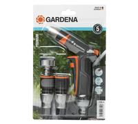 Gardena Premium Basic Equipment: Connection set with cleaning syringe, with connecting parts for 13 mm (1/2 inch) - and 15 mm (5/8 inch) - hoses