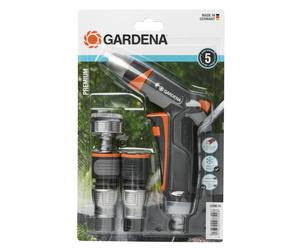 Gardena Premium Basic Equipment: Connection set with cleaning syringe, with connecting parts for 13 mm (1/2 inch) - and 15 mm (5/8 inch) - hoses