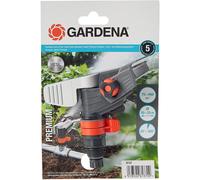 GARDENA Premium Pulse, circular and sector sprinkler head: Large-Area Irrigation for piping, irrigation of large areas to 490 m² stand or throw 5 to