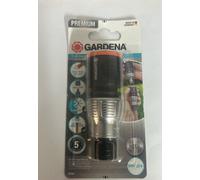 Gardena Premium Water Stop, 13 mm (1/2 13-15mm (1/2"-5/8"), Model 18253