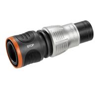 Gardena Premium Water Stop Hose Pipe Connector - 18253