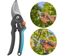 Gardena PremiumCut Flex Secateurs 24mm Bypass Pruning Shears Soft Grip