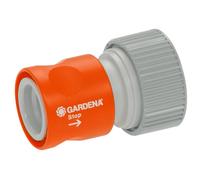 Gardena Profi system transition piece with waterstop hose piece for connectio...