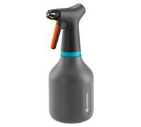 Gardena Pump Sprayer 0.75 l: Pump sprayer with 360? function, brass nozzle adjustable from full jet to fine mist, large filler opening, translucent