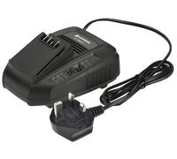 Gardena Quick Charger AL 1830 CV: Suitable for all 18V Power for All system batteries, charging time for 2.5Ah battery is 60 min, with LED status indicator for the battery level, UK plug (14901-28)