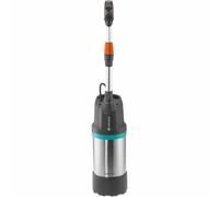 Gardena 01766-61 Rain Barrel Pump 4700/2 INOX Automatic, Silver, Black, Turquoise, Orange