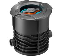 Gardena Regulator And Shut-Off Valve With 3/4 Inch External Male Thread - Black