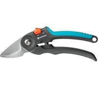 Gardena Secateurs PremiumCut Fresh Wood, Anvil Cut, 22 mm Cutting Diameter, ErgoTec Soft Grip Handles, Precision-Ground Steel Blades, PowerCoating (12241-20)