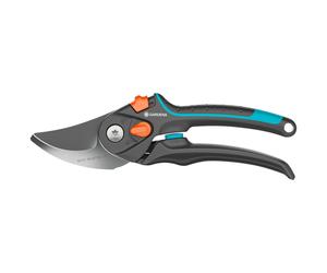 Gardena Secateurs PremiumCut Pro Flex, Bypass, Green Wood, 24 mm Cutting Diameter, ErgoTec Handle with Soft Grip, Precision-Ground Steel Blades