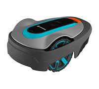 Gardena SILENO city 250: Robotic lawnmower for up to 250 m² lawn area, inclines of up to 25%, cutting height 20-50 mm, LCD display, theft protection, UK version with UK plug (15001-28)