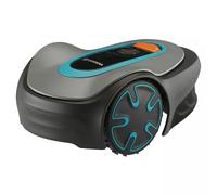 Gardena SILENO minimo. Type: Robotic lawn mower Maximum lawn area: 250 m Cutting width: 16 cm. Power source: Battery Charging time: 1.25 h Power consumption per month (max): 2.1 kWh. Width: 340 mm Dep