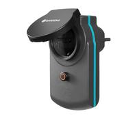 Gardena, smart power adapter plug Switchable connector for outdoor use for connecting any electrical appliances into the Gardena smart system, e.g. for pumps or luminaires (19095-20), grey, 19095-20