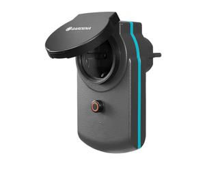 Gardena, smart power adapter plug Switchable connector for outdoor use for connecting any electrical appliances into the Gardena smart system, e.g. for pumps or luminaires (19095-20), grey, 19095-20